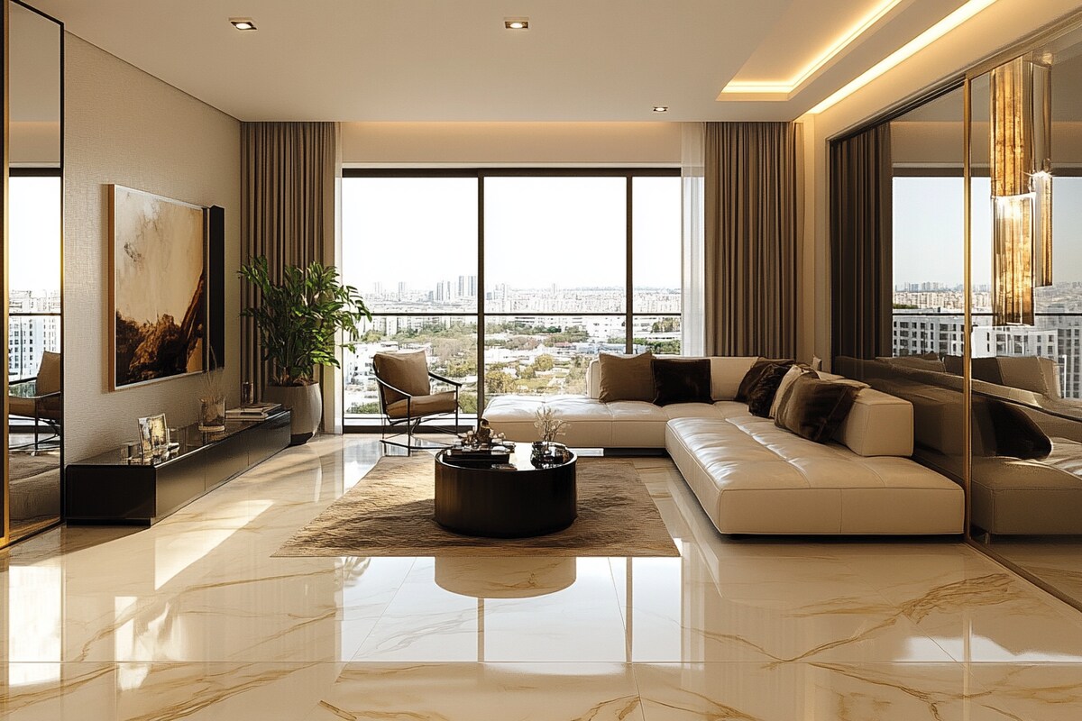 Modern Marble Floor Tiles Design In A Soothing Cream Colour Modern Marble Floor Tiles Design In A Soothing Cream Colour