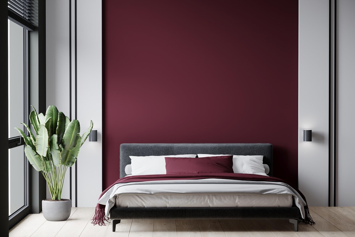 Master Bedroom Design with a Dark Accent Wall Master Bedroom Design with a Dark Accent Wall