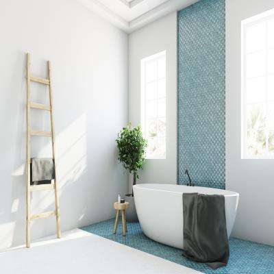 Dusty Blue Bathroom Design