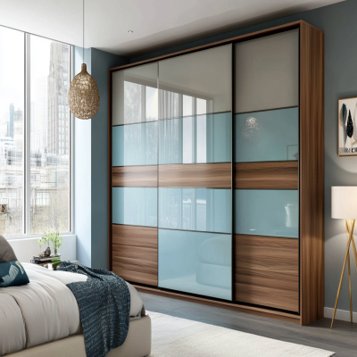 Sophisticated and Modern 3 Door Sliding Wardrobe Design