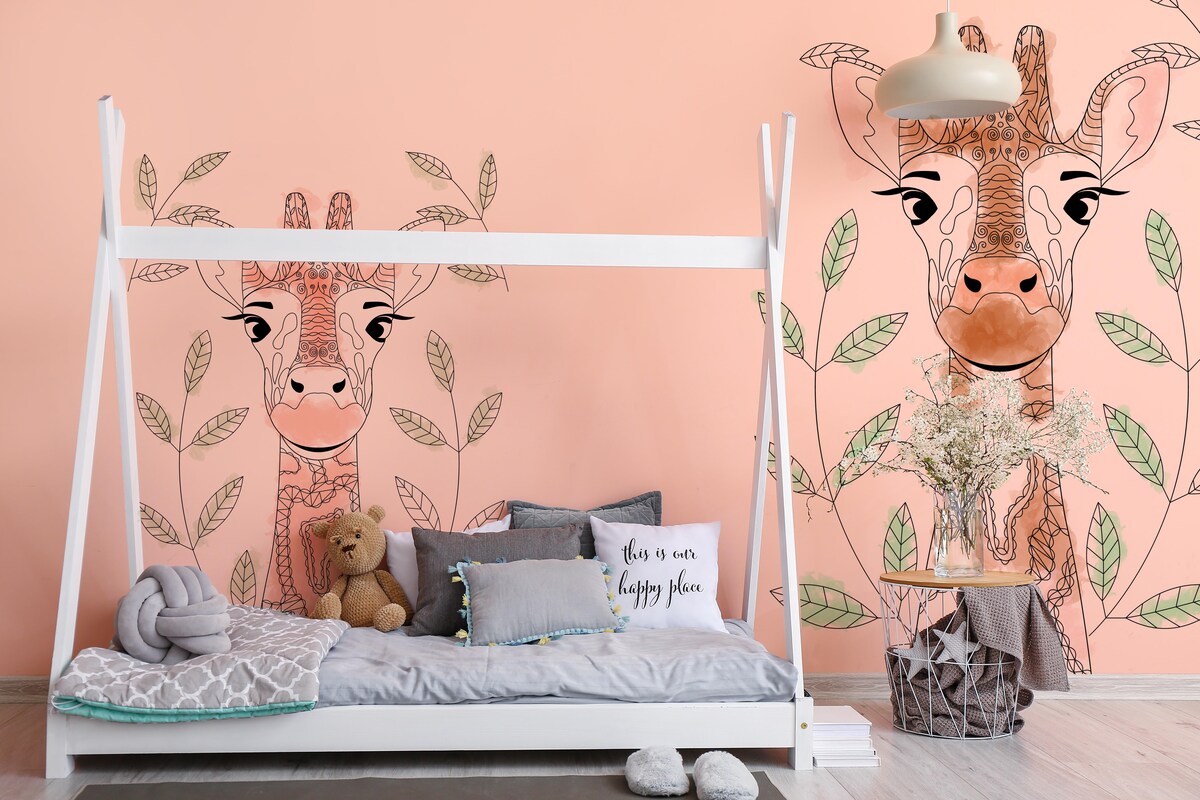 Wall Art Giraffe Kids Room