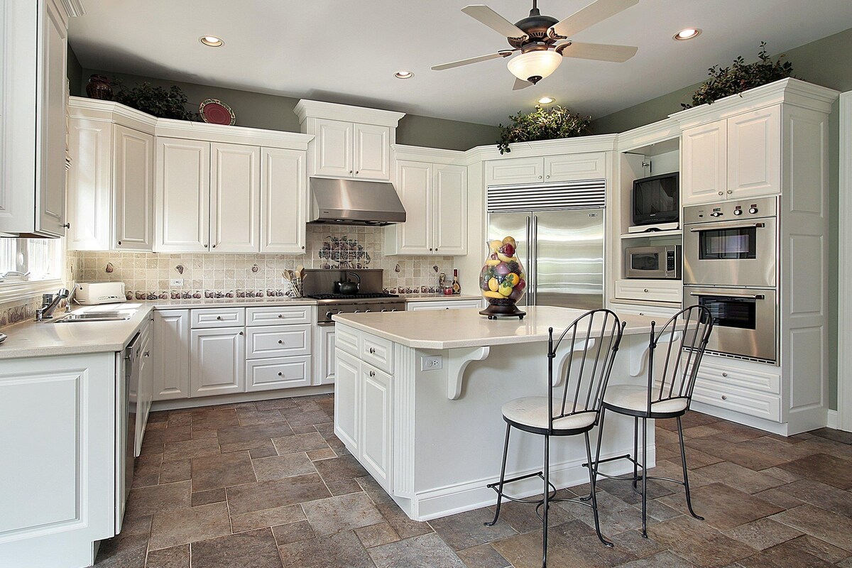 Brown Slate Kitchen Tiles