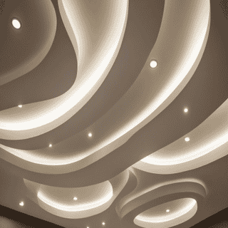 Modern Gypsum False Ceiling Design With Spotlights