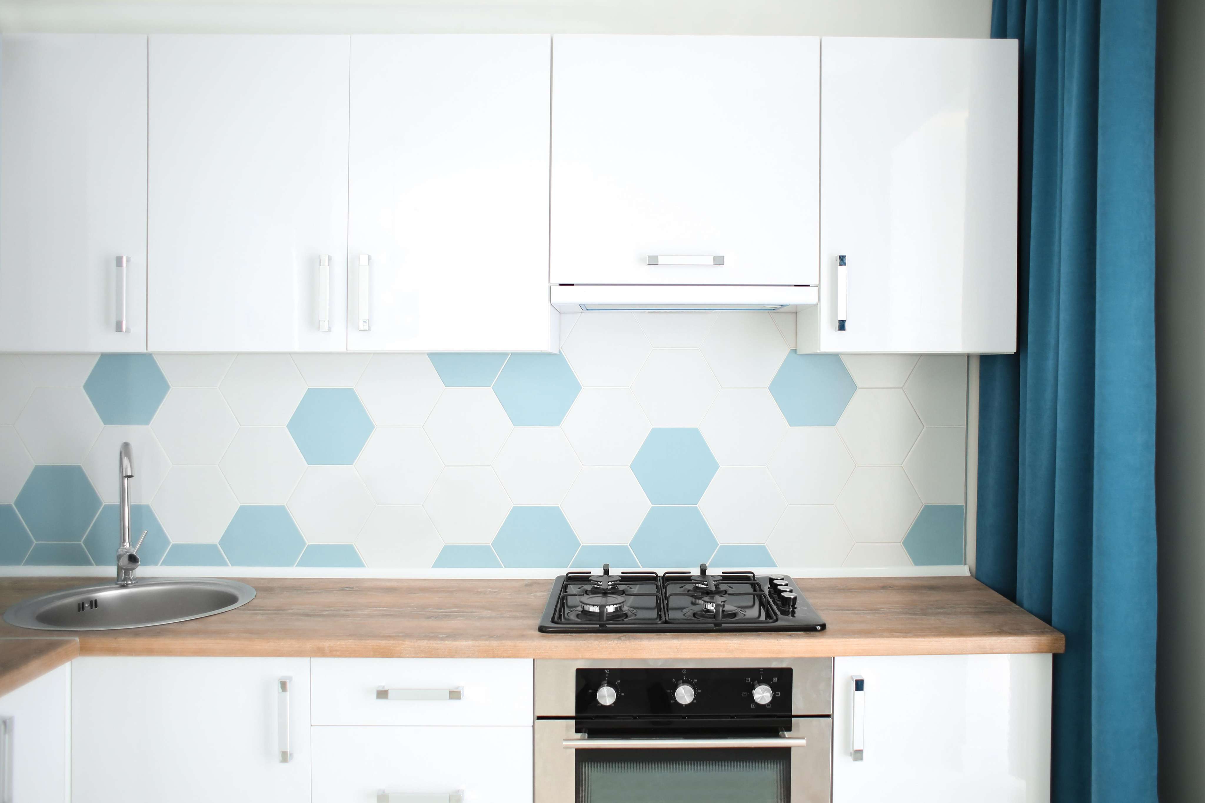 Hexagonal New Kitchen Wall Tiles