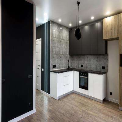 Smooth Grey Kitchen Wall Tiles