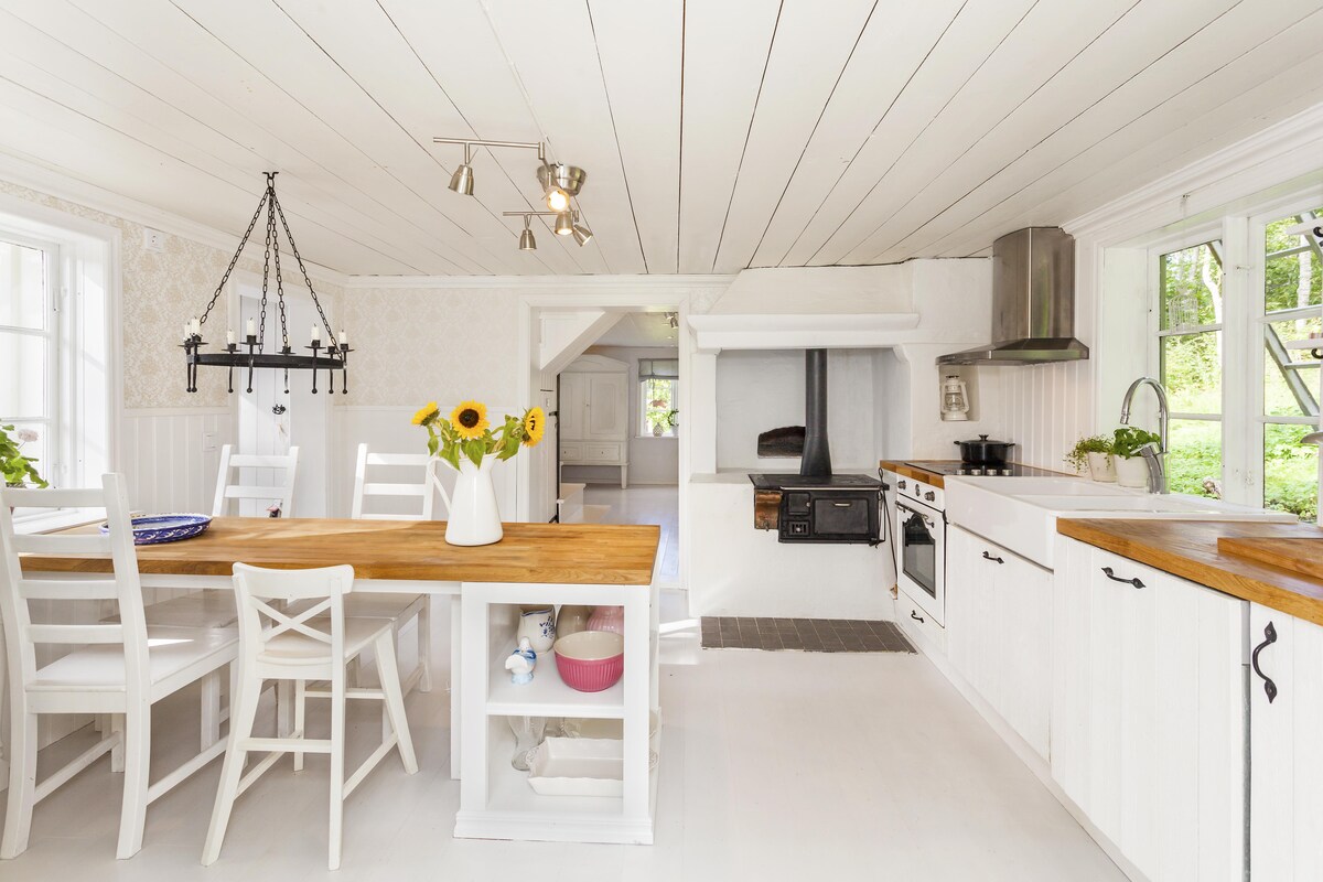 White Modern Country Kitchen