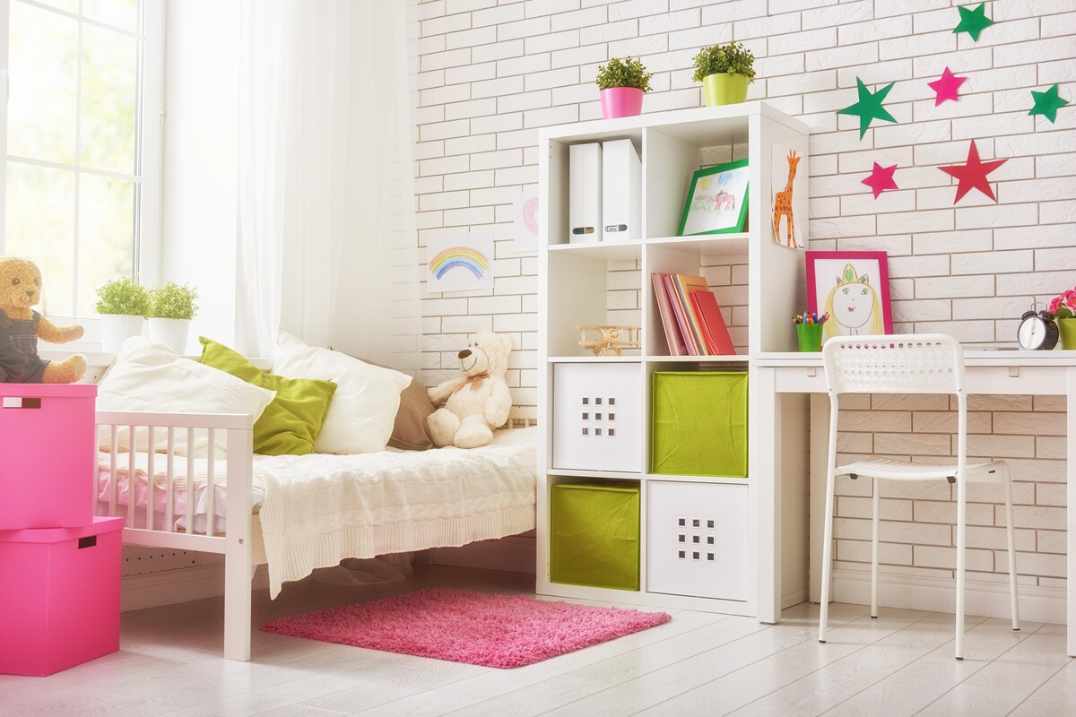 Bright and Futuristic Contemporary Kids Room Design