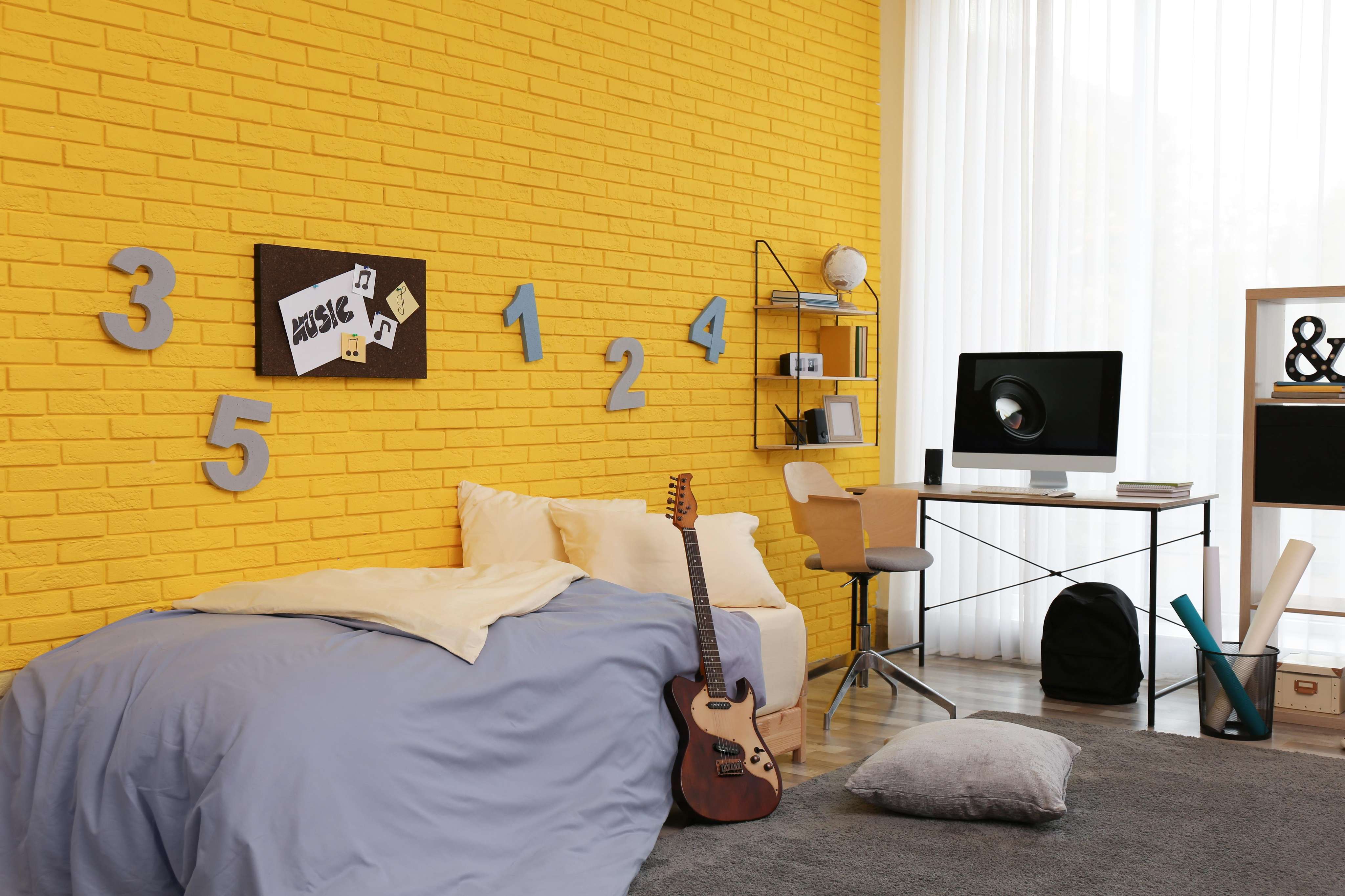 Decent and Lovely Contemporary Kids Room Design