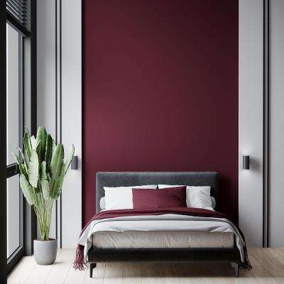 Master Bedroom Design with a Dark Accent Wall