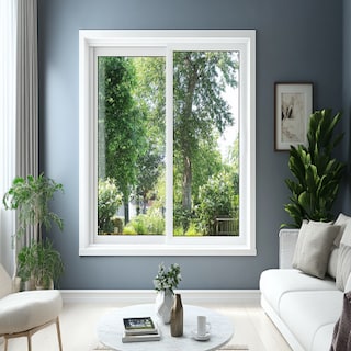 Classic White Sliding Window Design