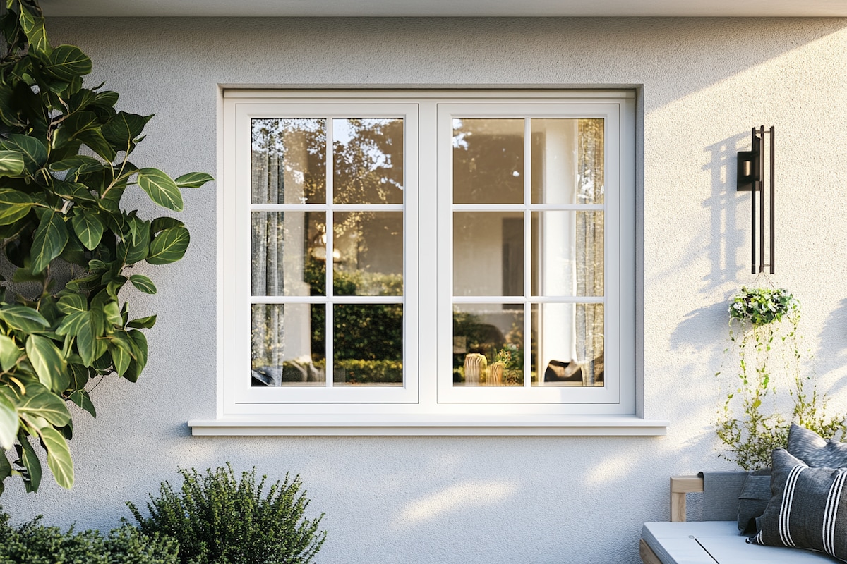 Modern White Window Design With Glazing