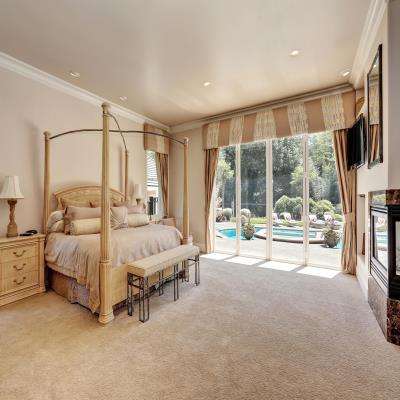 Master Bedroom Design with Canopy Beds