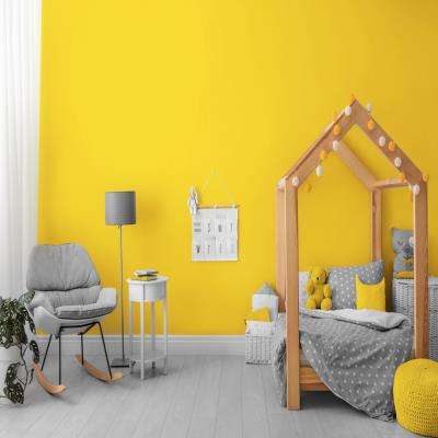 Yellow Colour Room Design Kids