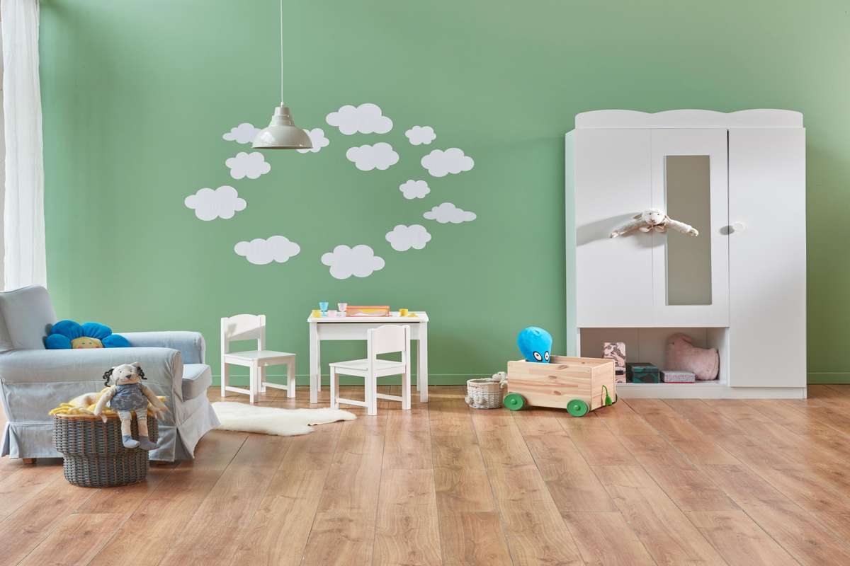 Green Kids Room Design