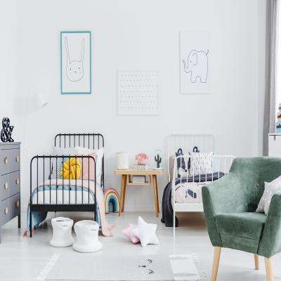 Splendid Contemporary Kids Room Design  with an Armchair