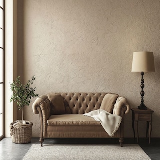 Classic Living Room Wall Design With A Textured Finish