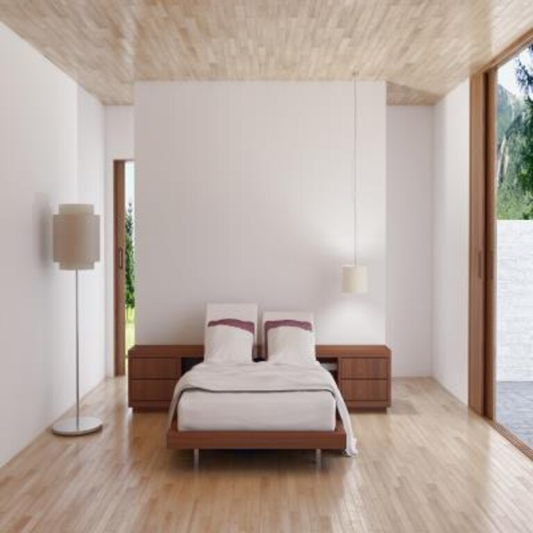 Master Bedroom Design with a Wooden Frame