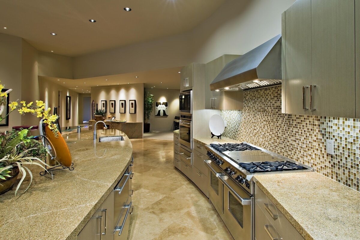 Light Brown Porcelain Kitchen Tile