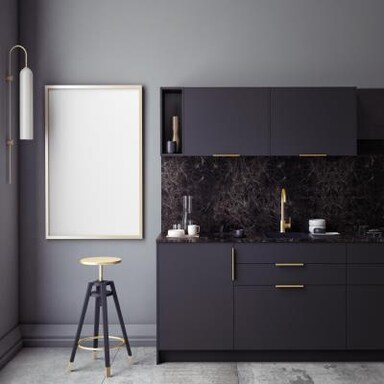 32 Glossy Black Kitchen Wall Tile Design Ideas in 2026