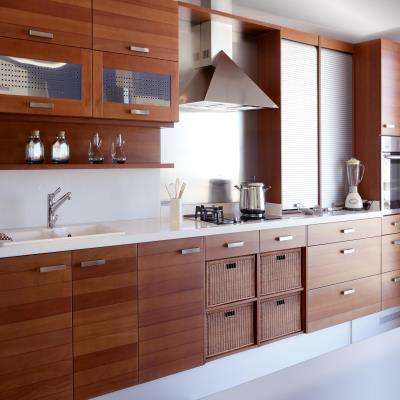 Wooden Modular Kitchen with Numerous Drawers