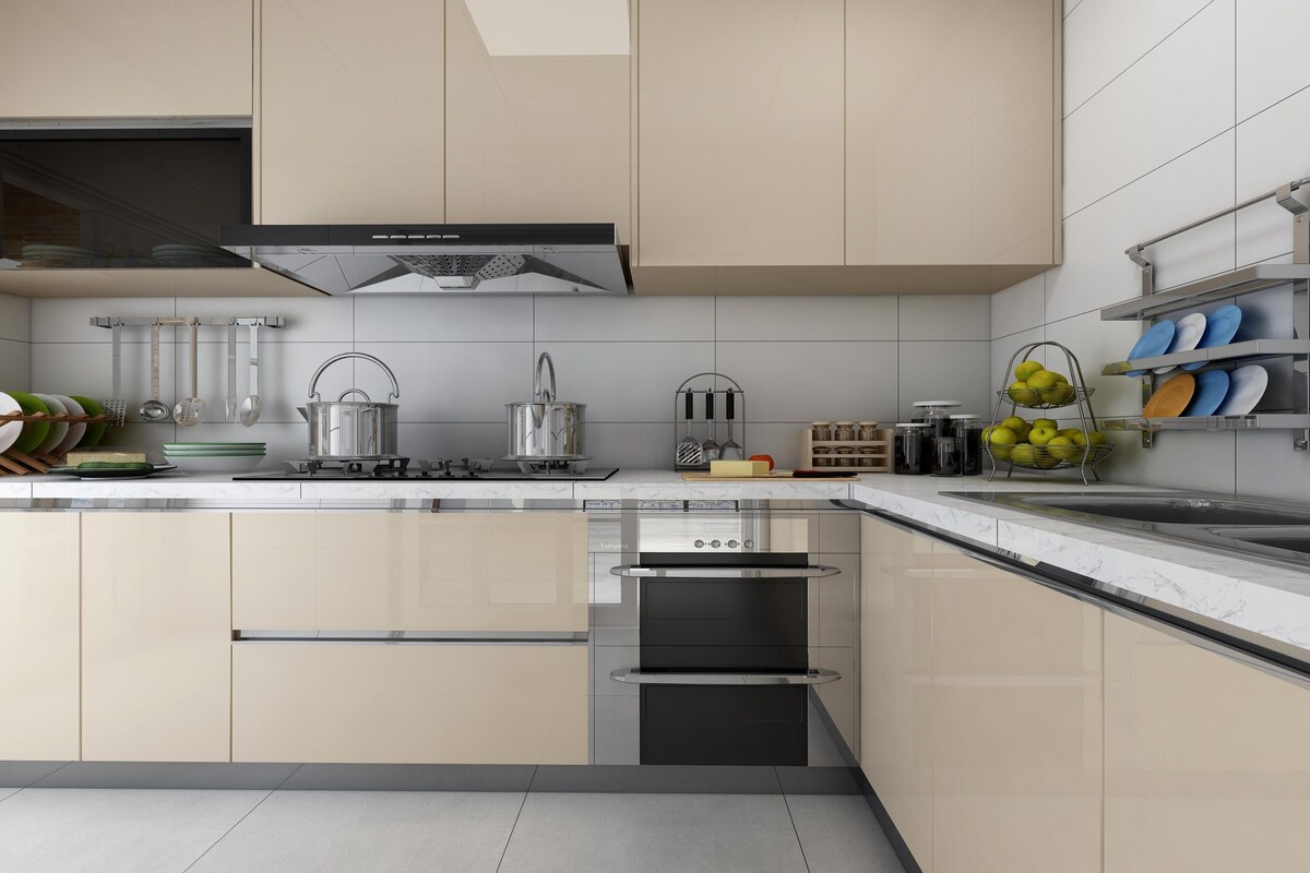 Modular Kitchen Designs Catalogue with a Neutral Colour Modular Kitchen Designs Catalogue with a Neutral Colour