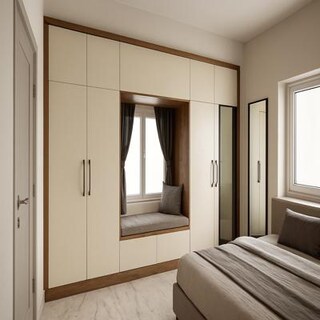 Floor to Ceiling Wardrobe with Window Seating