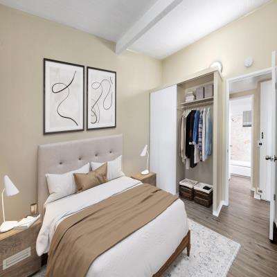 Smart Rustic Master Bedroom Design