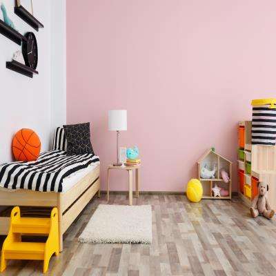 Contemporary Kids Room in Pastel Hues