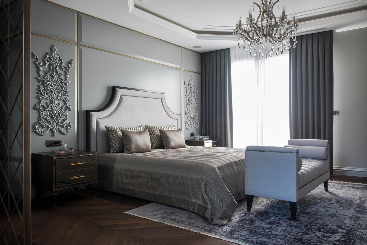 Master Bedroom Design with Grey Walls Master Bedroom Design with Grey Walls