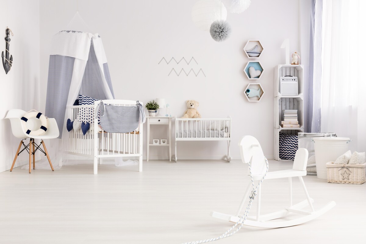 Infant Minimalistic Kids Room Design