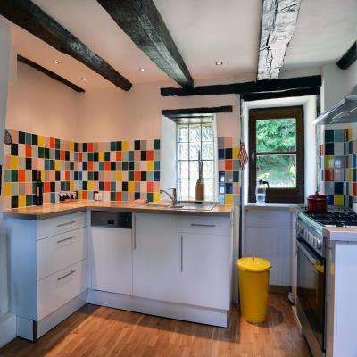Bright Colourful Kitchen Tiles