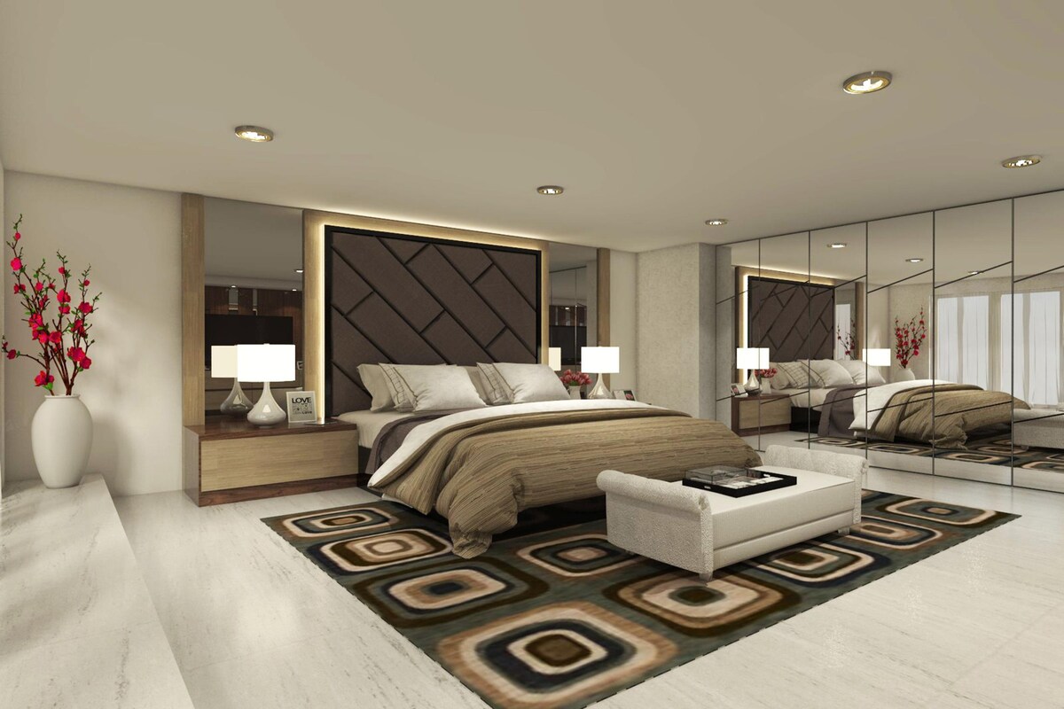 Modish Grand Master Bedroom Modish Grand Master Bedroom