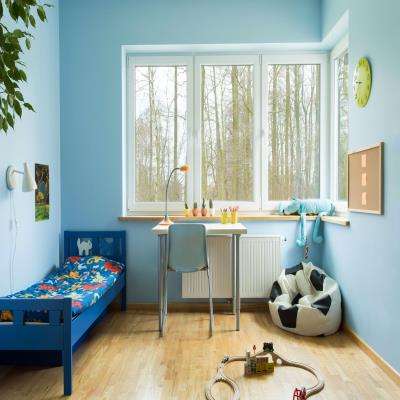 Stunning Contemporary Kids Room Design with a Window