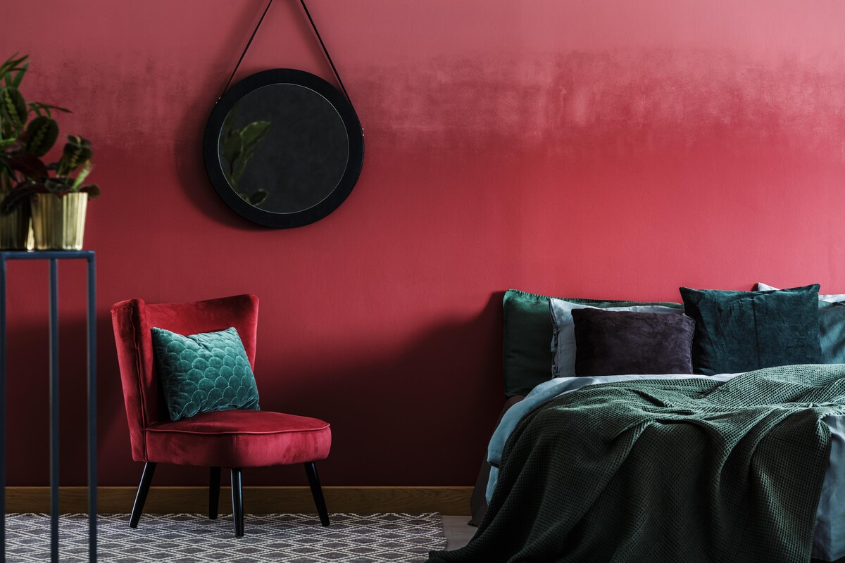 Maroon Master Bedroom Design Maroon Master Bedroom Design
