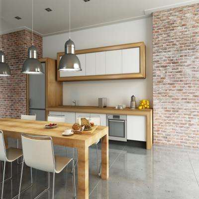 Industrial Touch Brick Style Kitchen Tiles
