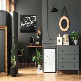 Modern Living Room Divider Cabinet Design