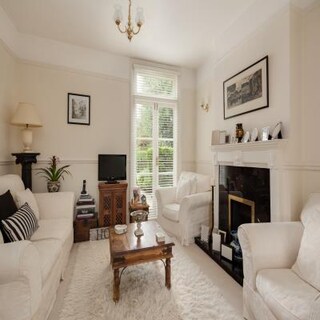 Eyecatching Modern Victorian Living Room