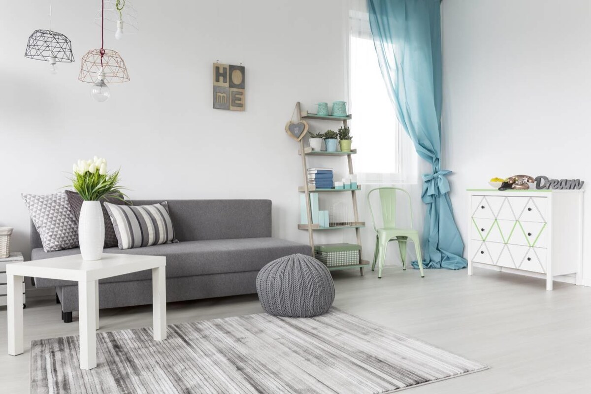 Calming Grey And White Living Room Calming Grey And White Living Room