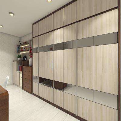 Fitted Sliding Wardrobes with a Wooden Touch