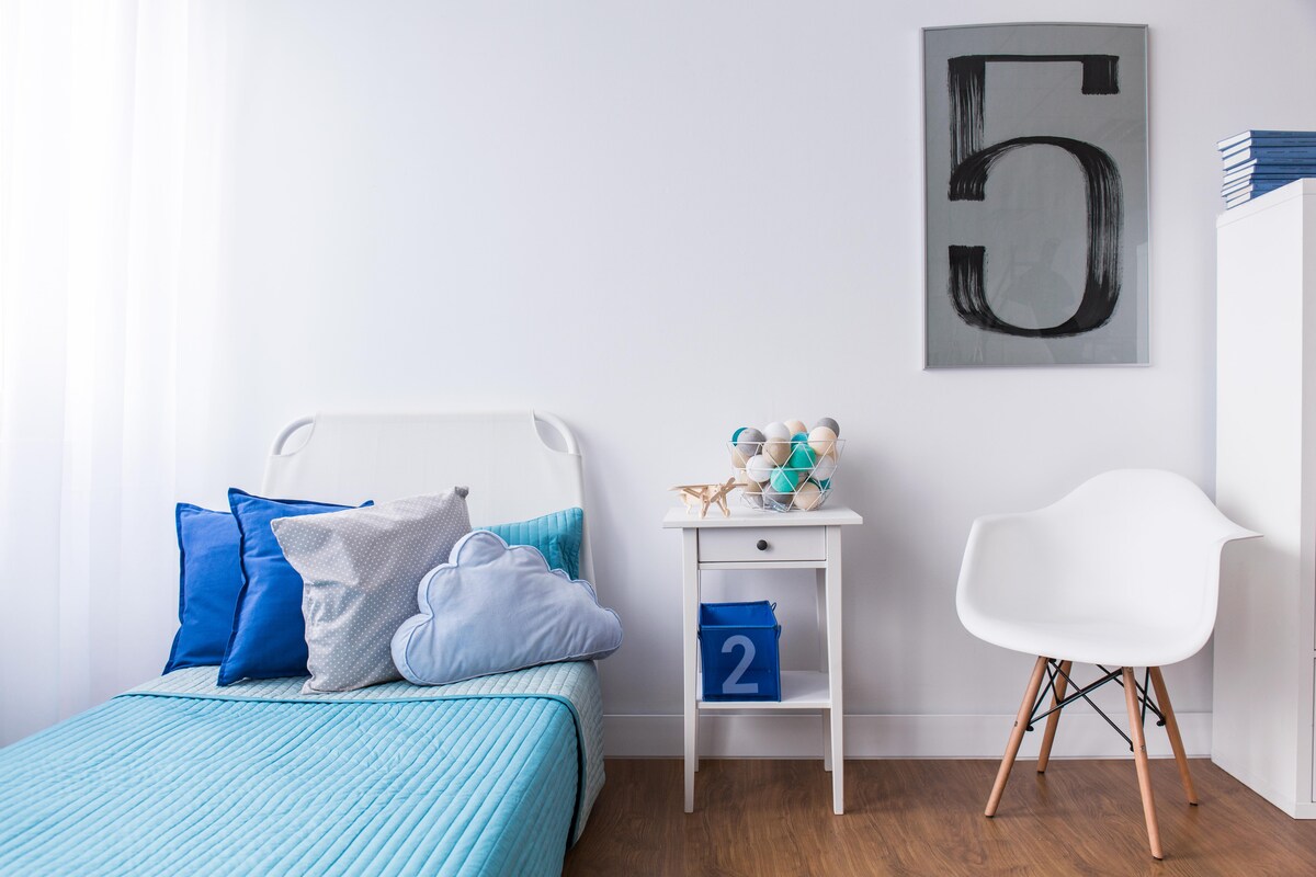 Blue and White Kids Room Design Blue and White Kids Room Design