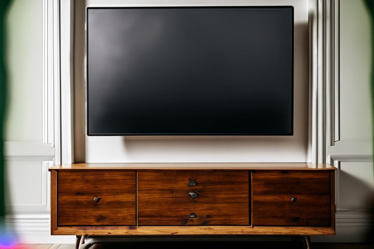 Modern Mid-Century TV Unit Design Modern Mid-Century TV Unit Design