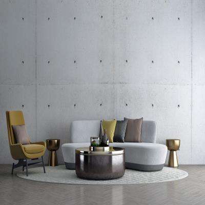 Modern Side Tables for Living Room in Gold