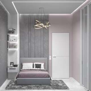 Small Sized Smart Modern Master Bedroom Design