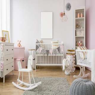 Calm Infant Kids Room Design