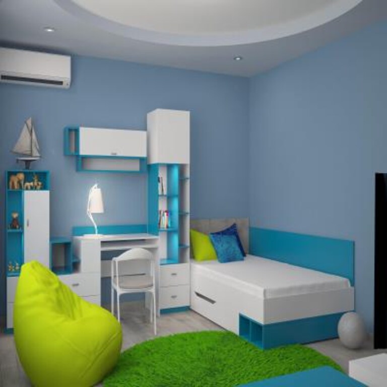 Unique and Beautiful Contemporary Kids Room Design