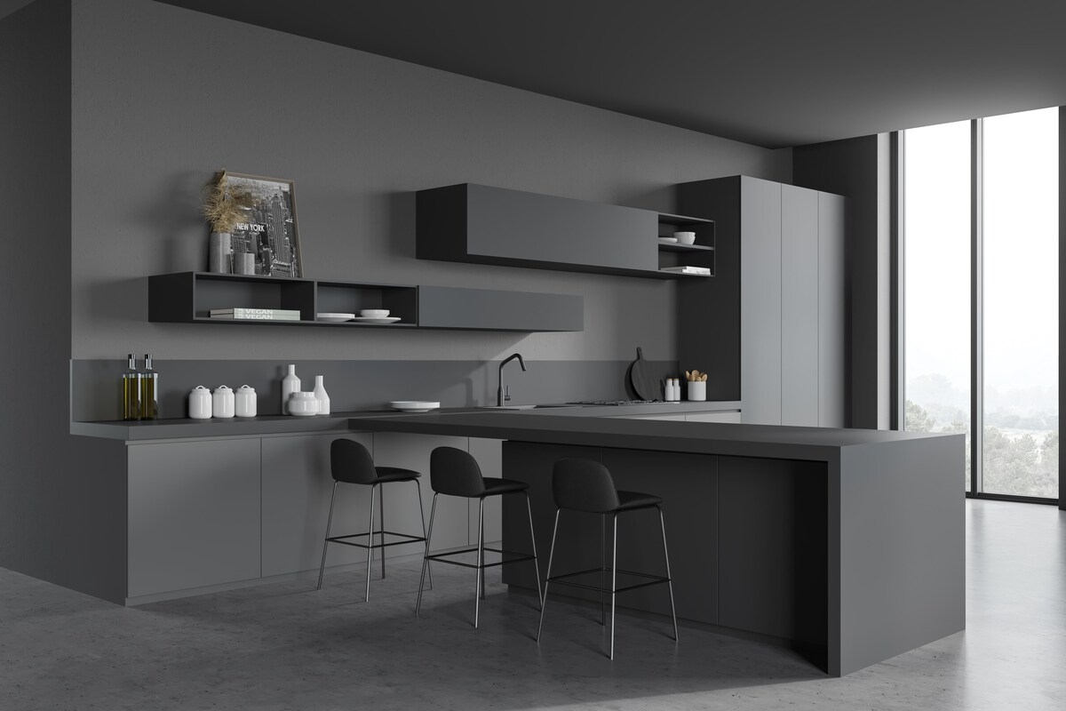 Modern Grey Kitchen