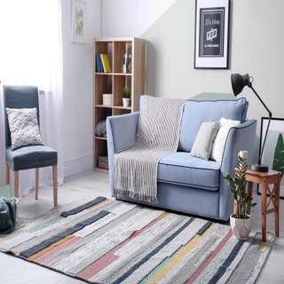Serene Living Room Sofa Design In Shades of Blue