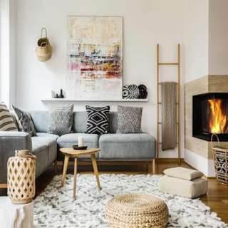 Vibrant Modern Paintings for Living Room