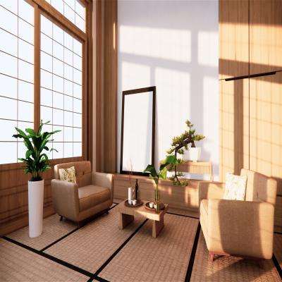 Minimalistic Korean Living Room