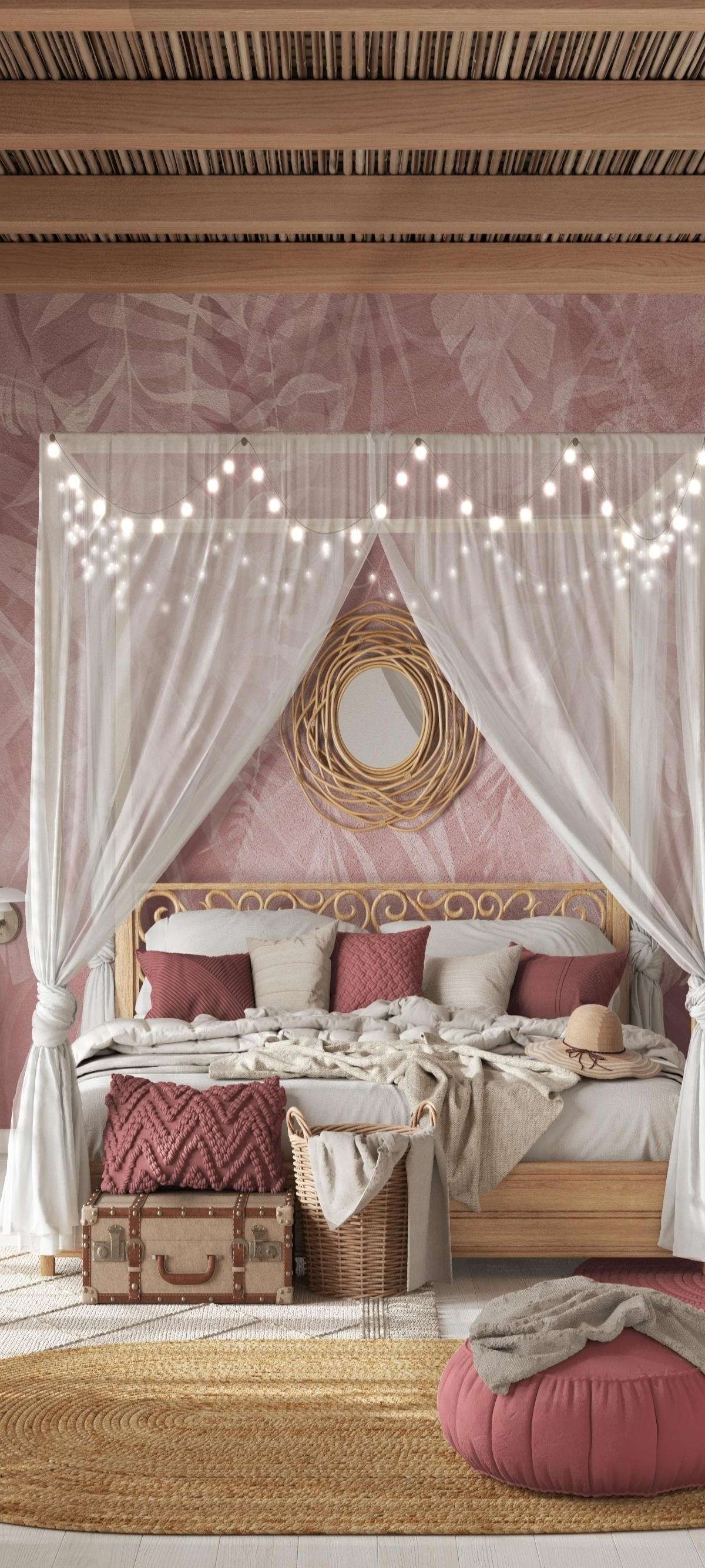 Romantic Bohemian Master Bedroom Design